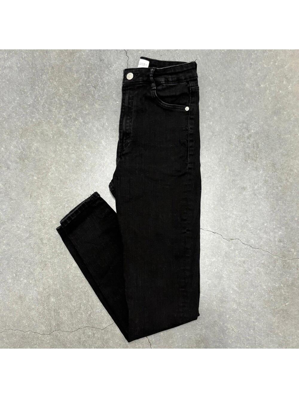 ZARA Plain Black Denim Jeans